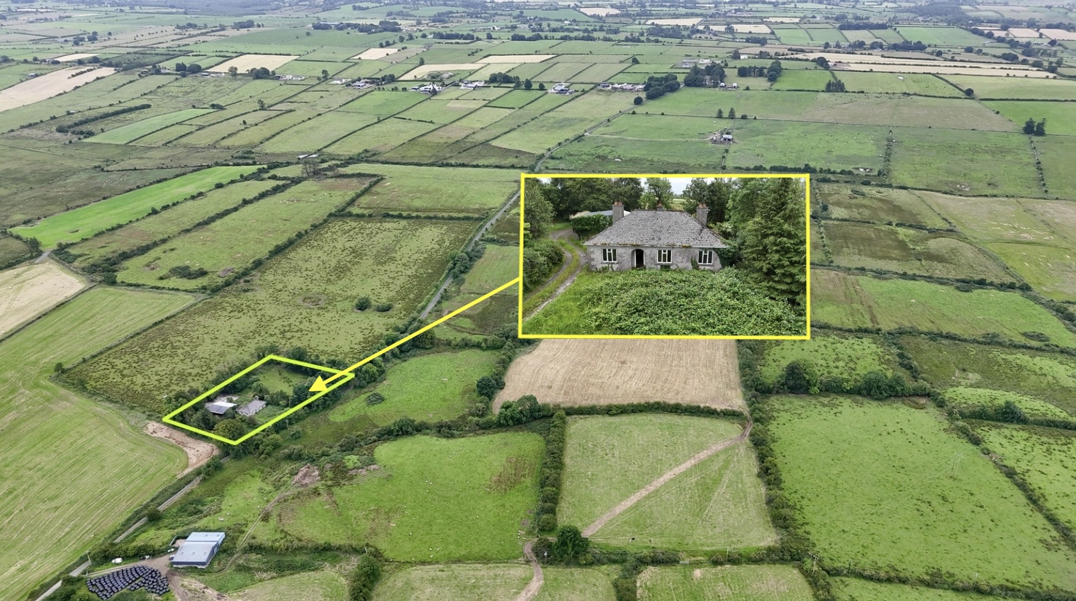 LOT 3 – Residence on c. 1.39 acres at Lissalway, Castlerea, Co. Roscommon