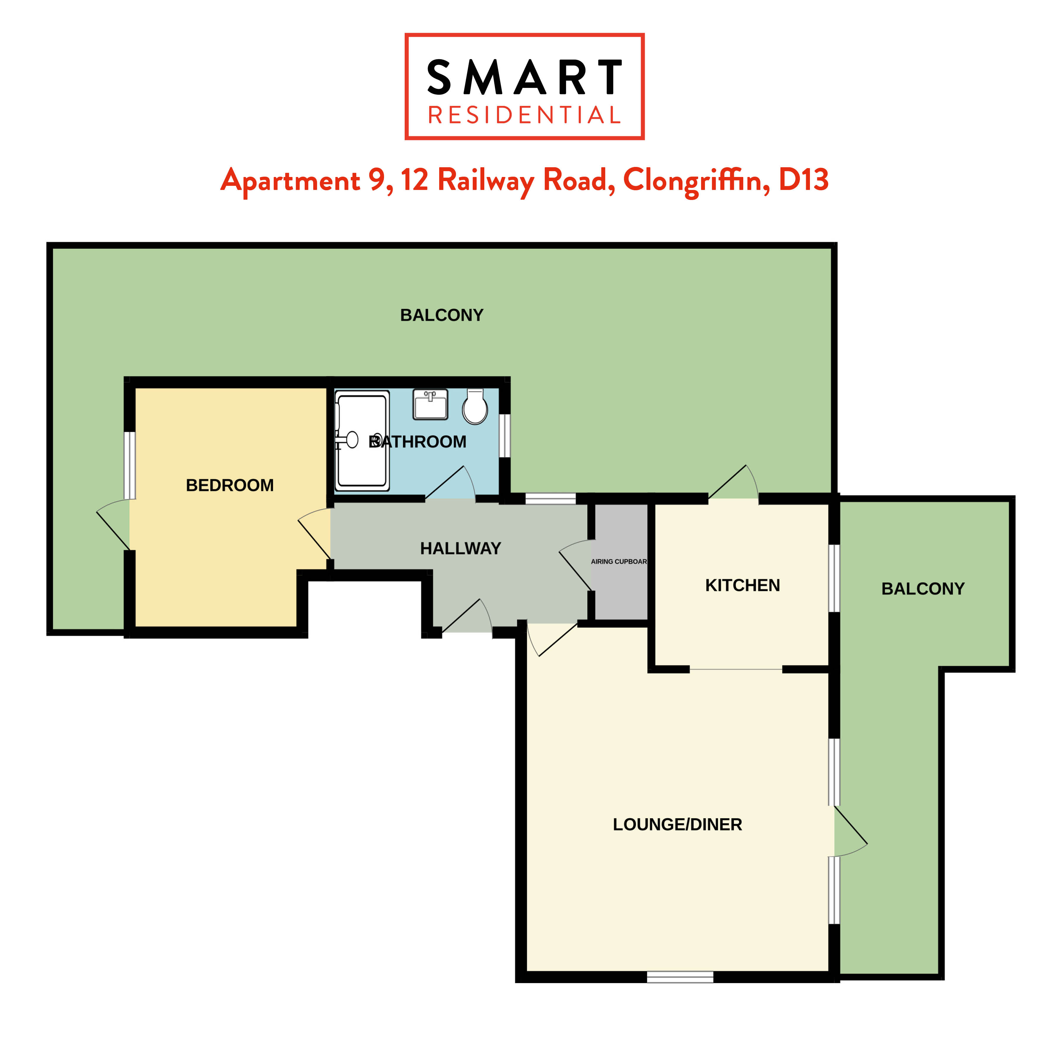 Apartment 9, 12 Railway Road, Clongriffin, Dublin 13, Co. Dublin