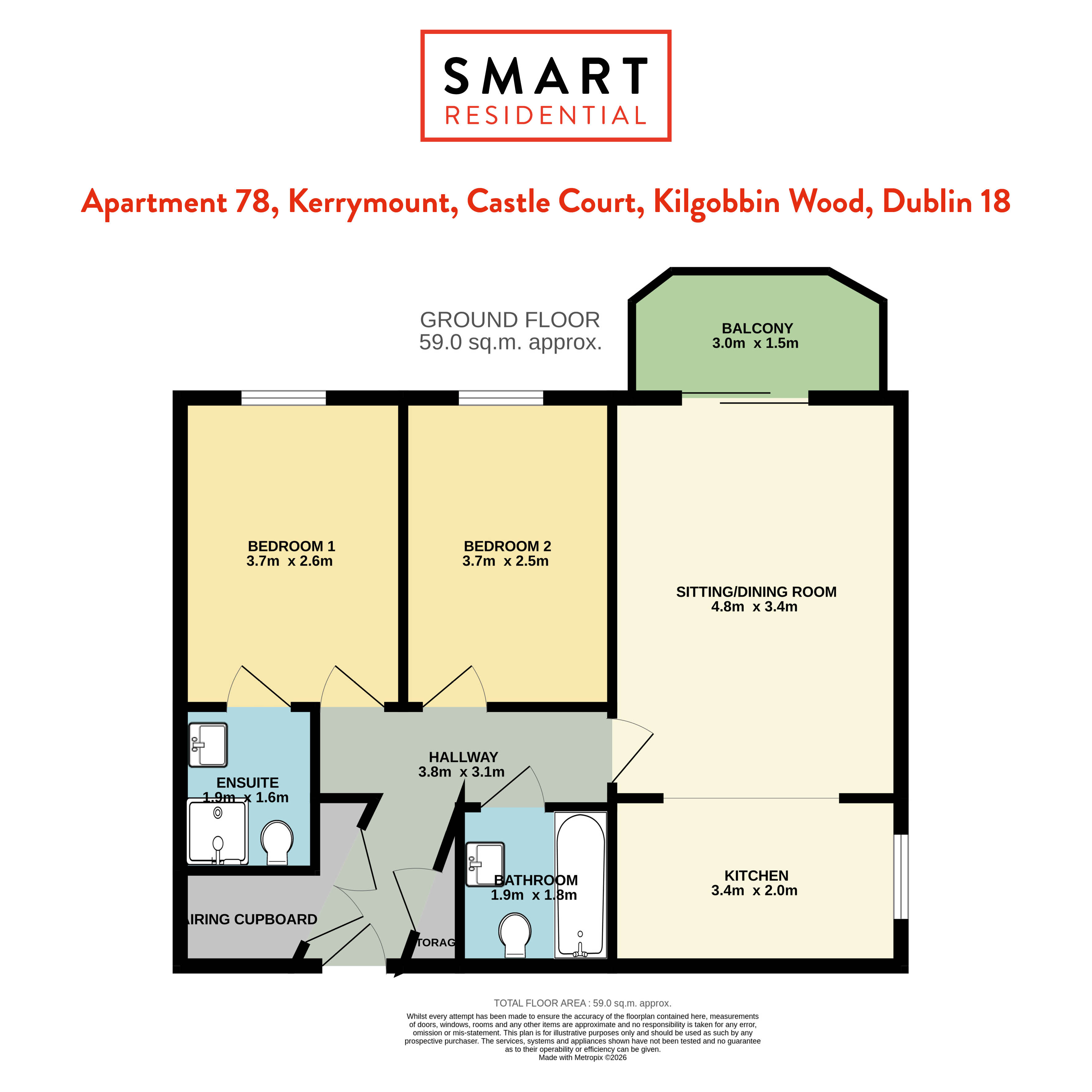 Apartment 78 Kerrymount, Castle Court, Kilgobbin Wood, Dublin 18 Apartment 78 Kerrymount, Castle Court, Kilgobbin Wood, Dublin 18