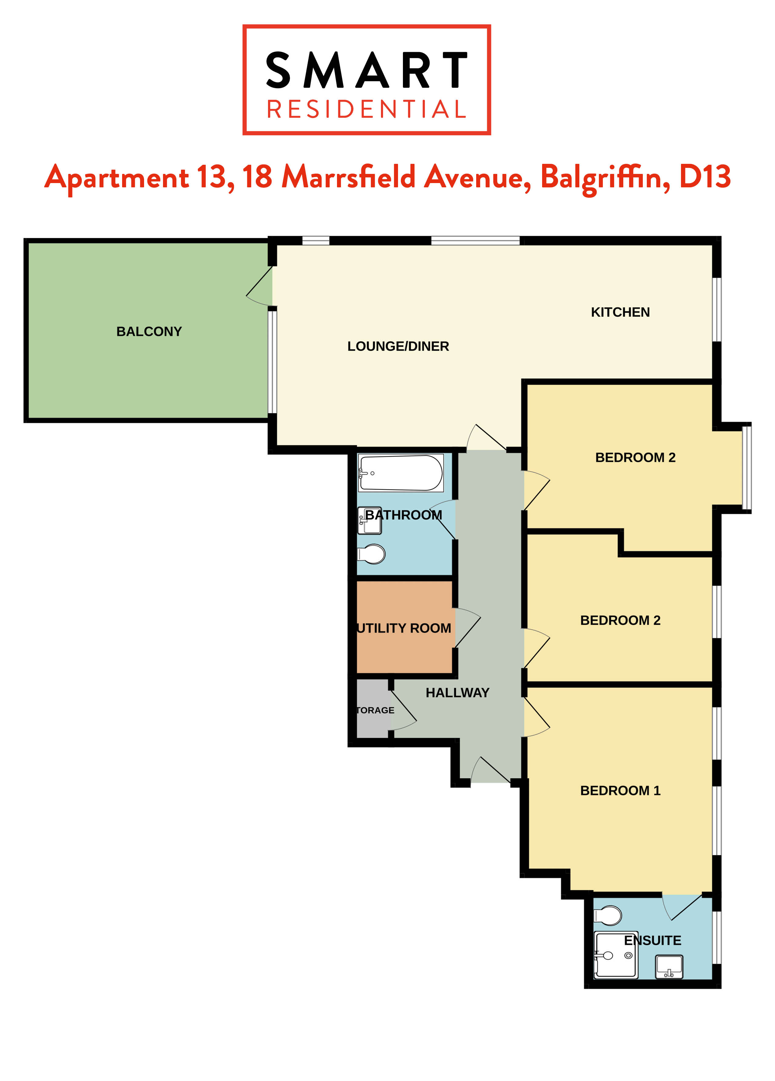 Apartment 13, 28 Marrsfield Avenue, Clongriffin, Dublin 13, Co. Dublin Apartment 13, 28 Marrsfield Avenue, Clongriffin, Dublin 13, Co. Dublin