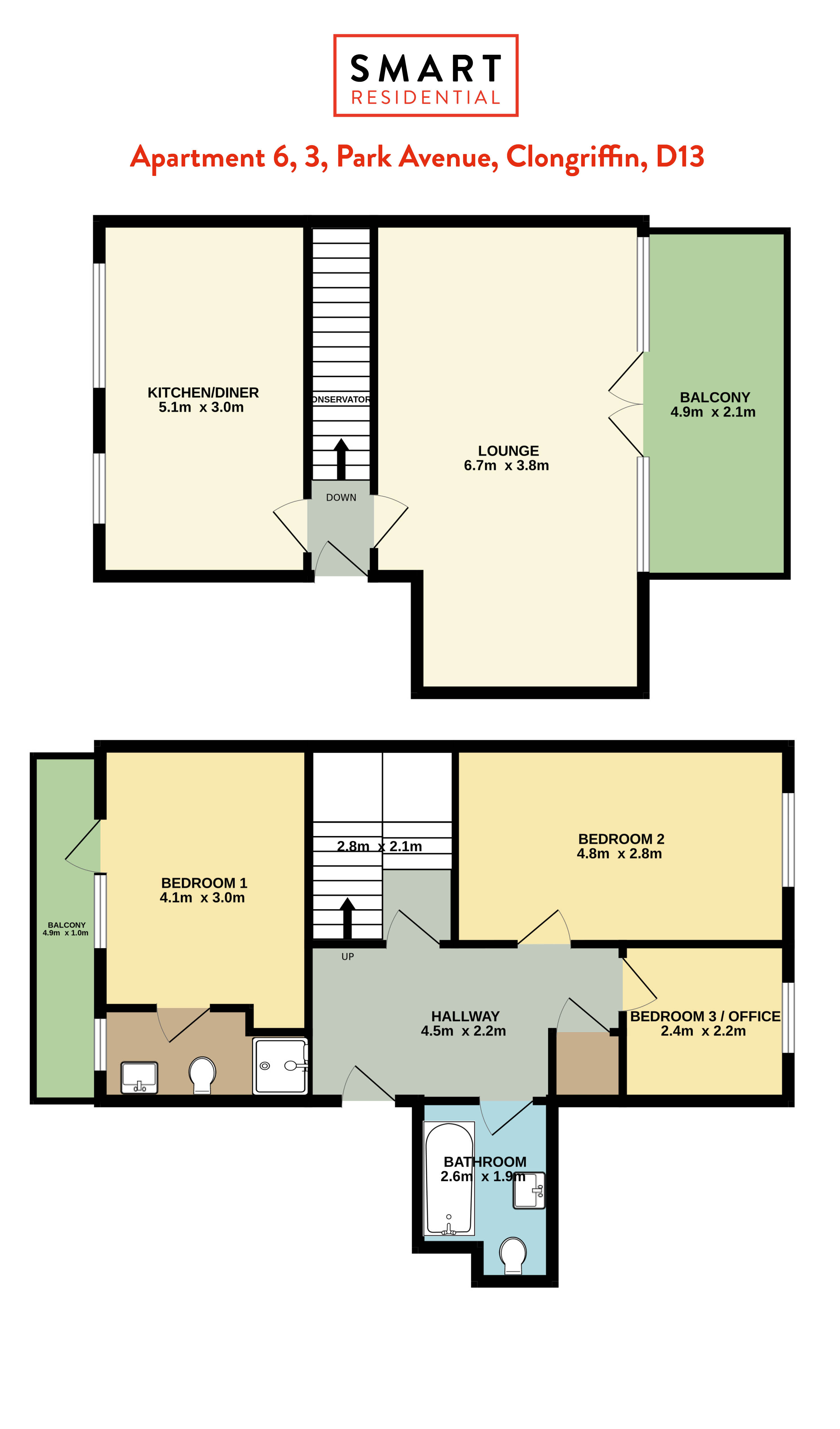 Apartment 6, 3 Park Avenue, Clongriffin, Dublin 13, Co. Dublin Apartment 6, 3 Park Avenue, Clongriffin, Dublin 13, Co. Dublin